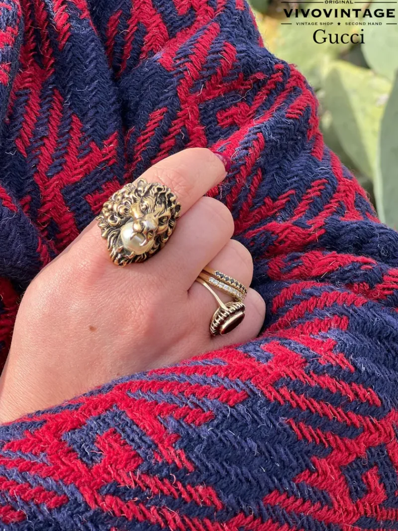 Gioielli>Gucci Anello testa di leone