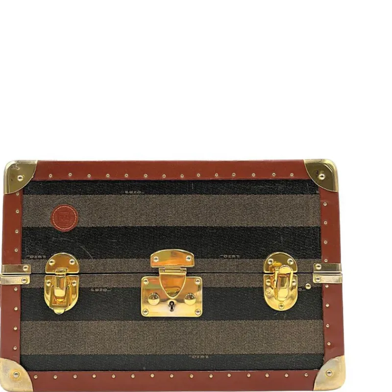 Bauletti|Borse Da Viaggio>Fendi Baule Pequin