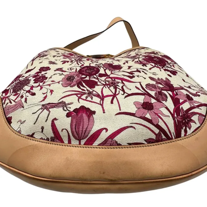 Borse A Tracolla|Borse A Spalla>Gucci Borsa Flora Bamboo