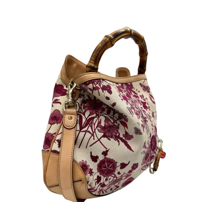 Borse A Tracolla|Borse A Spalla>Gucci Borsa Flora Bamboo