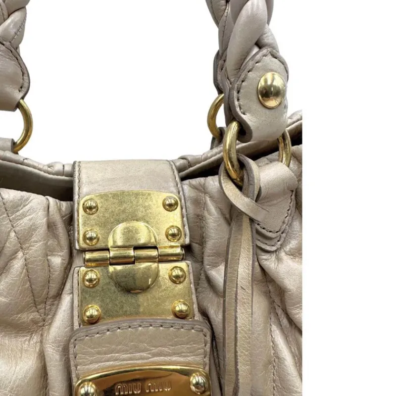 Borse A Mano>Miu Miu Borsa matelassé lux