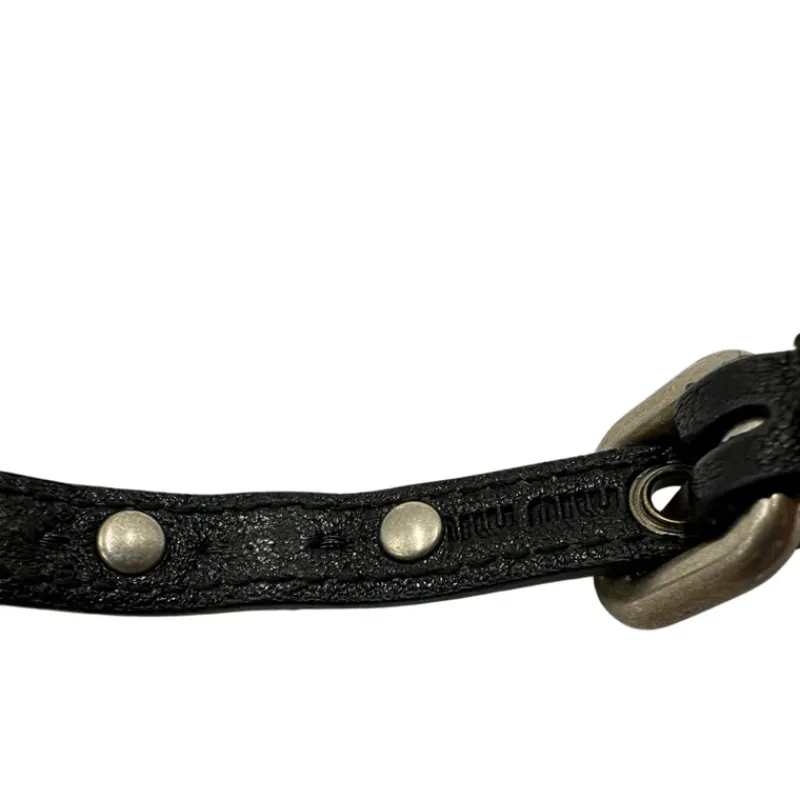 Gioielli>Miu Miu Bracciale nero