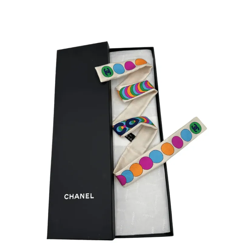 Foulard, Sciarpe E Bandeau>Chanel Cerchietto sottile in seta