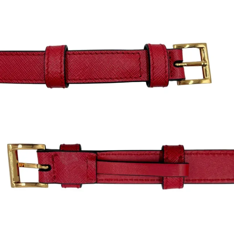 Cinture>Prada Cintura per marsupio rossa tg 40