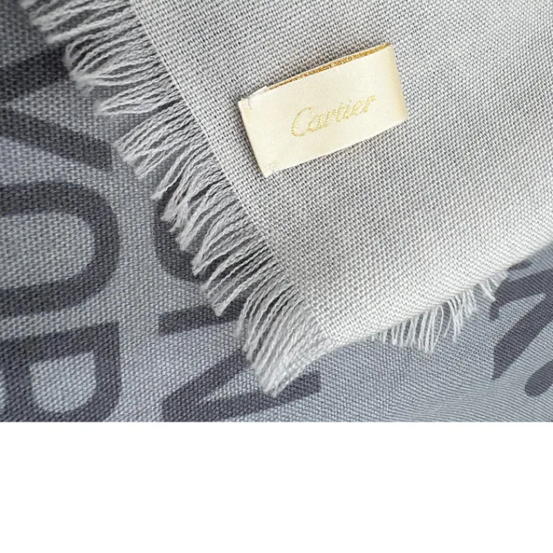 Foulard, Sciarpe E Bandeau>Cartier Foulard grigio