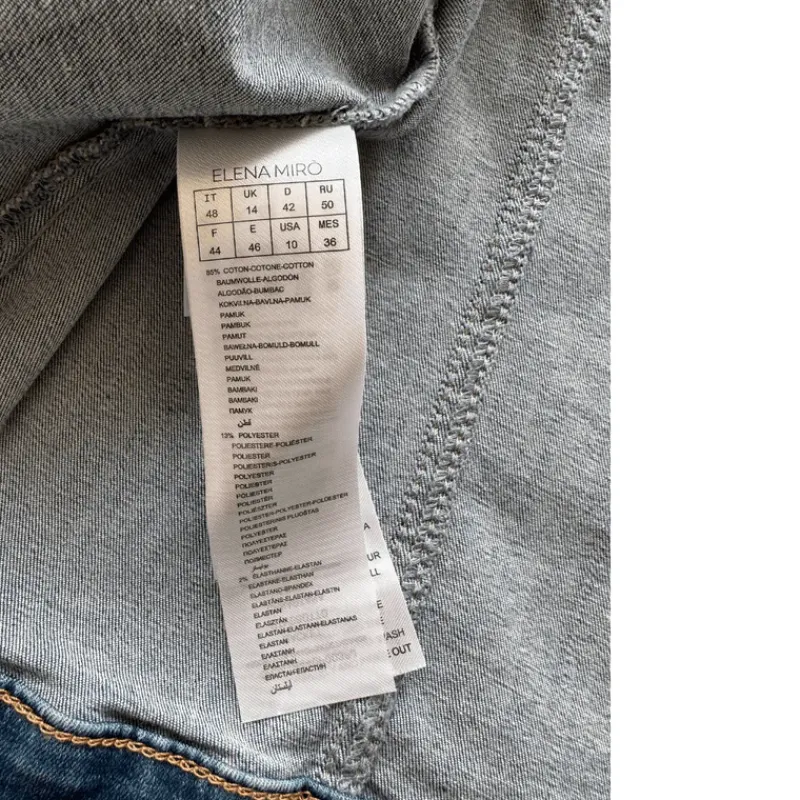 Abbigliamento>Elena Mirò Giacca Denim tg 48