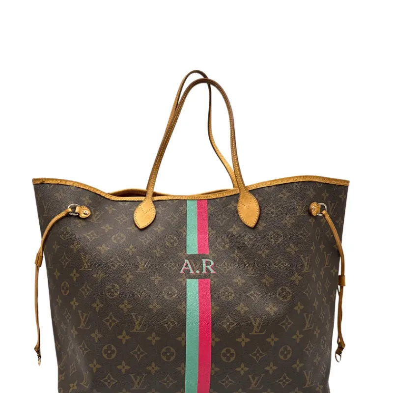 Borse A Spalla>Louis Vuitton Neverfull GM personalizzata