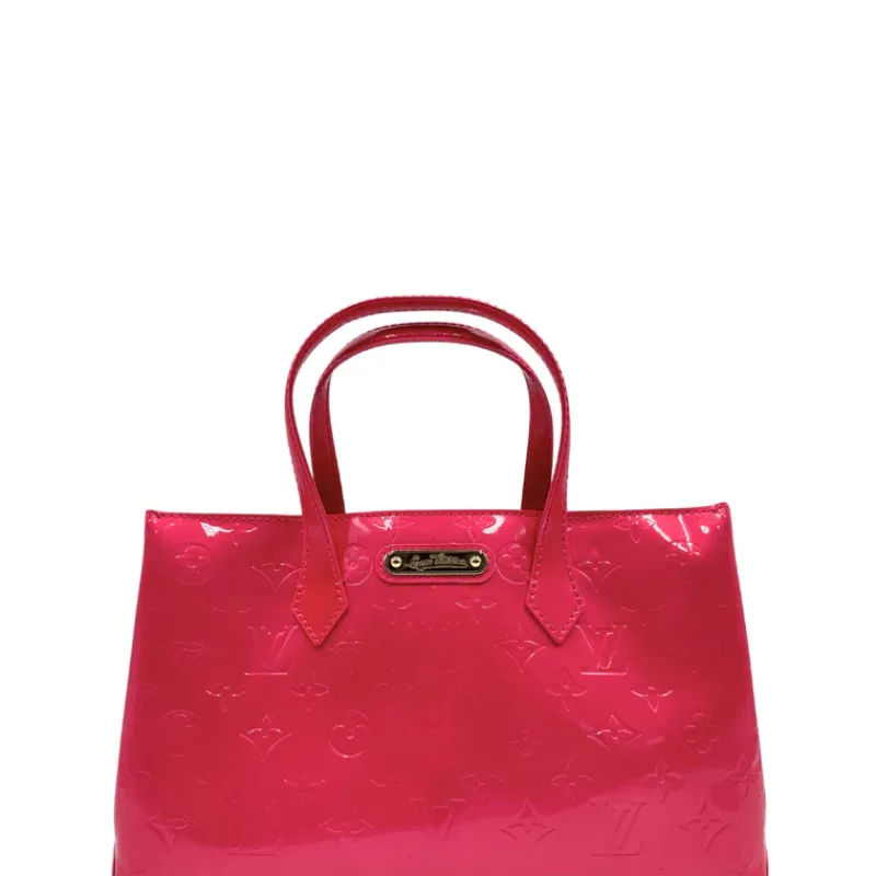 Borse A Mano>Louis Vuitton LV Wilshire vernis fucsia