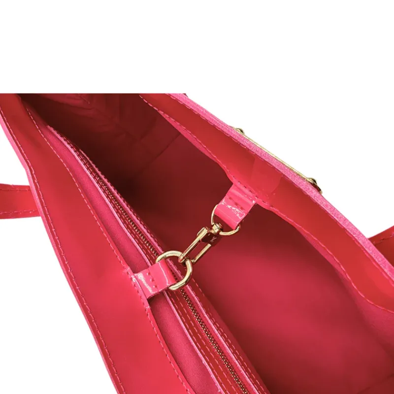 Borse A Mano>Louis Vuitton LV Wilshire vernis fucsia