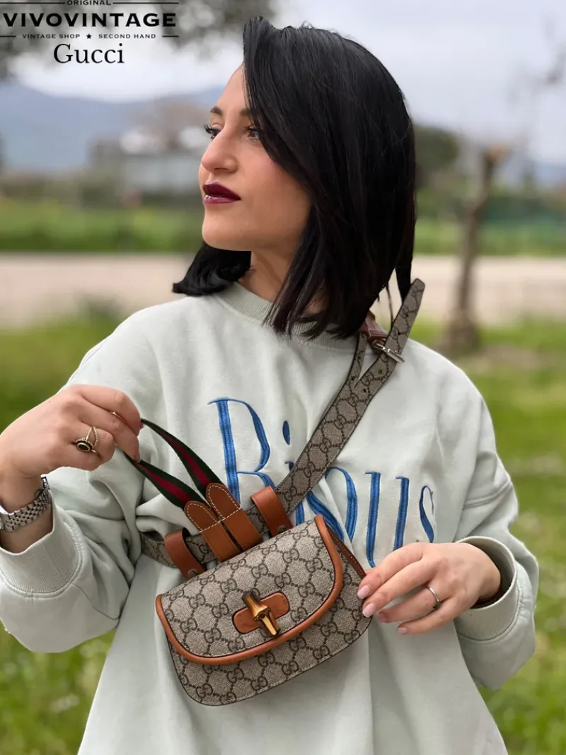 Zaini E Marsupi|Borse A Mano>Gucci Marsupio Bamboo