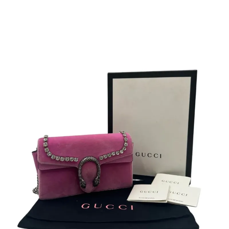 Borse A Tracolla>Gucci Mini Dionysus velvet