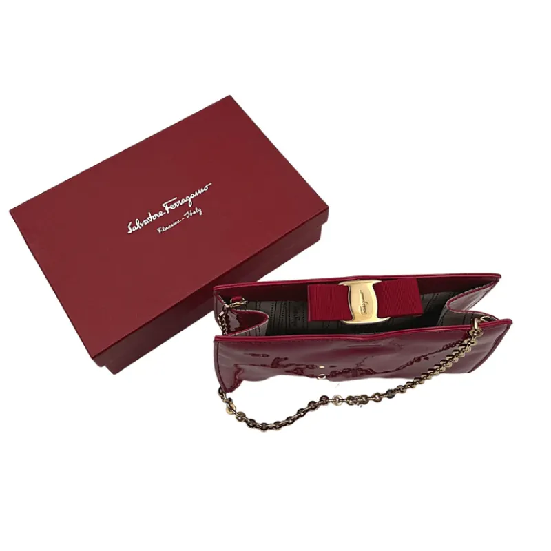 Pochette E Mini Bags|Borse A Tracolla>Salvatore Ferragamo Pochette Ferragamo vernis