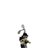 Portachiavi E Charm Per Borse>Dolce u0026 Gabbana Portachiavi Black Leather Family Dolce&Gabbana