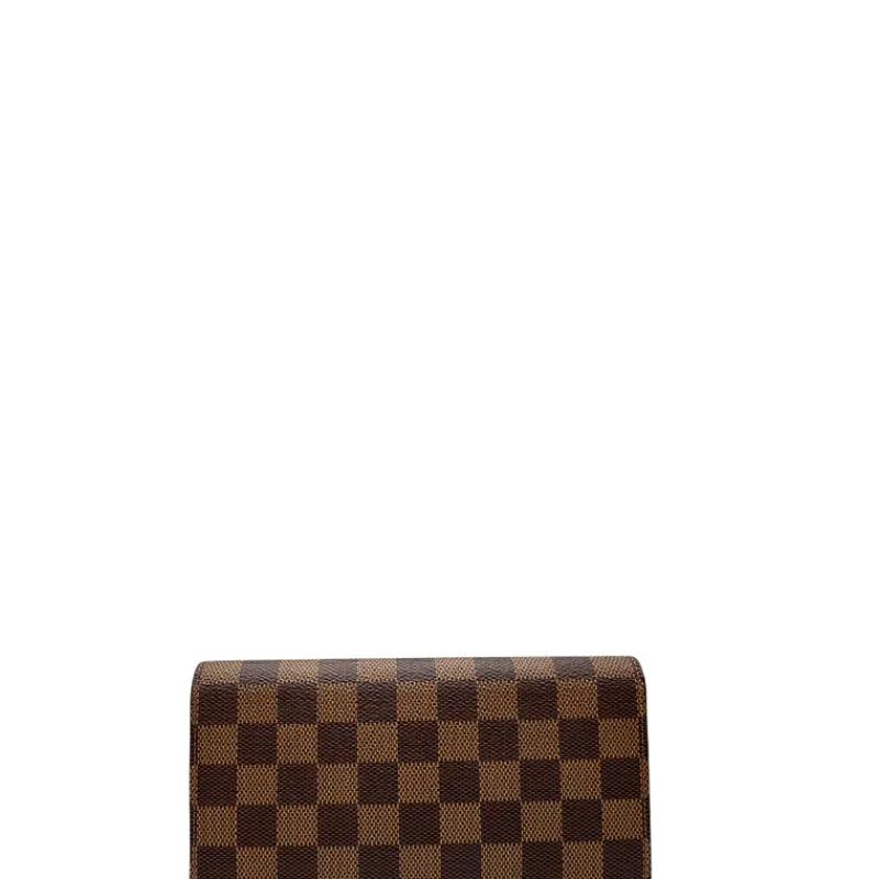 Portafogli>Louis Vuitton Portafoglio Emilie Damier Ébène LV