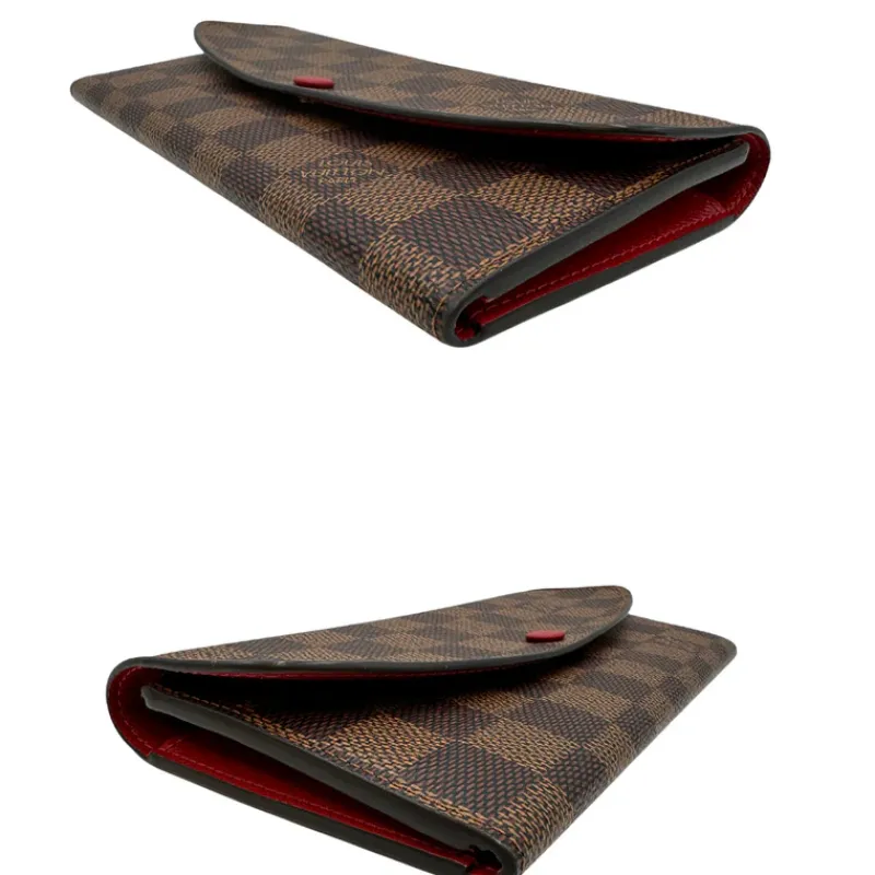 Portafogli>Louis Vuitton Portafoglio Emilie Damier Ébène LV
