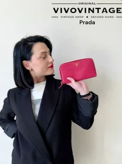 Portafogli>Prada Portafoglio saffiano