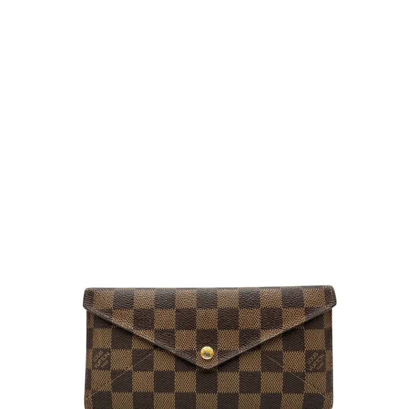 Portafogli>Louis Vuitton Portafoglio Sarah Damier Ébène
