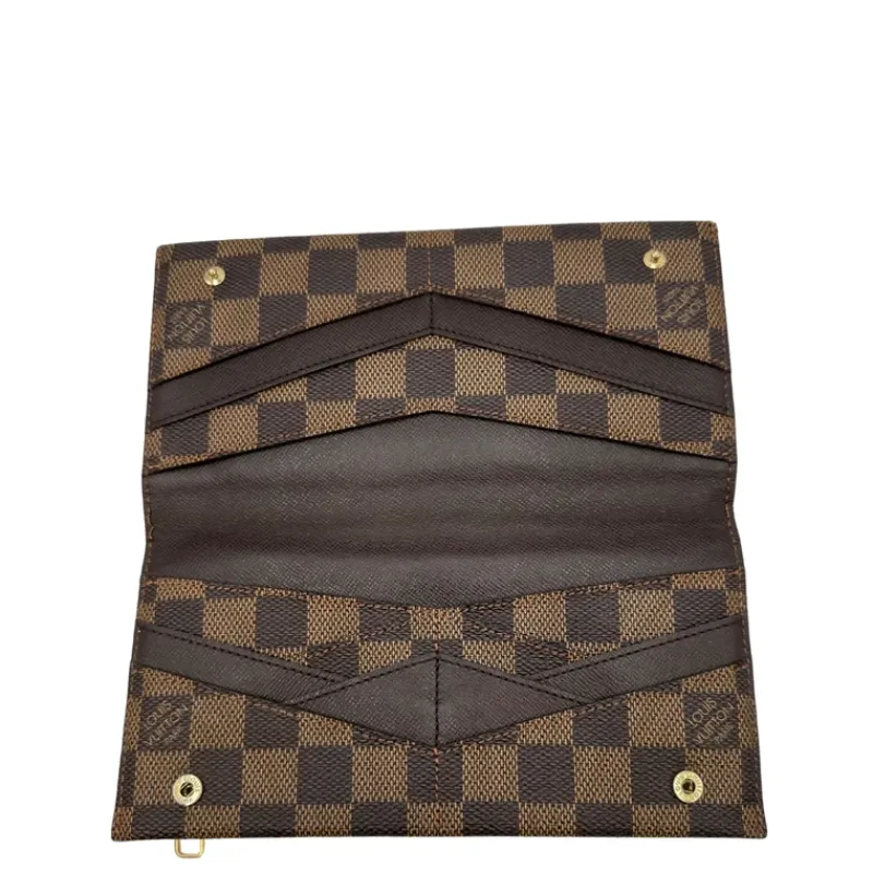 Portafogli>Louis Vuitton Portafoglio Sarah Damier Ébène