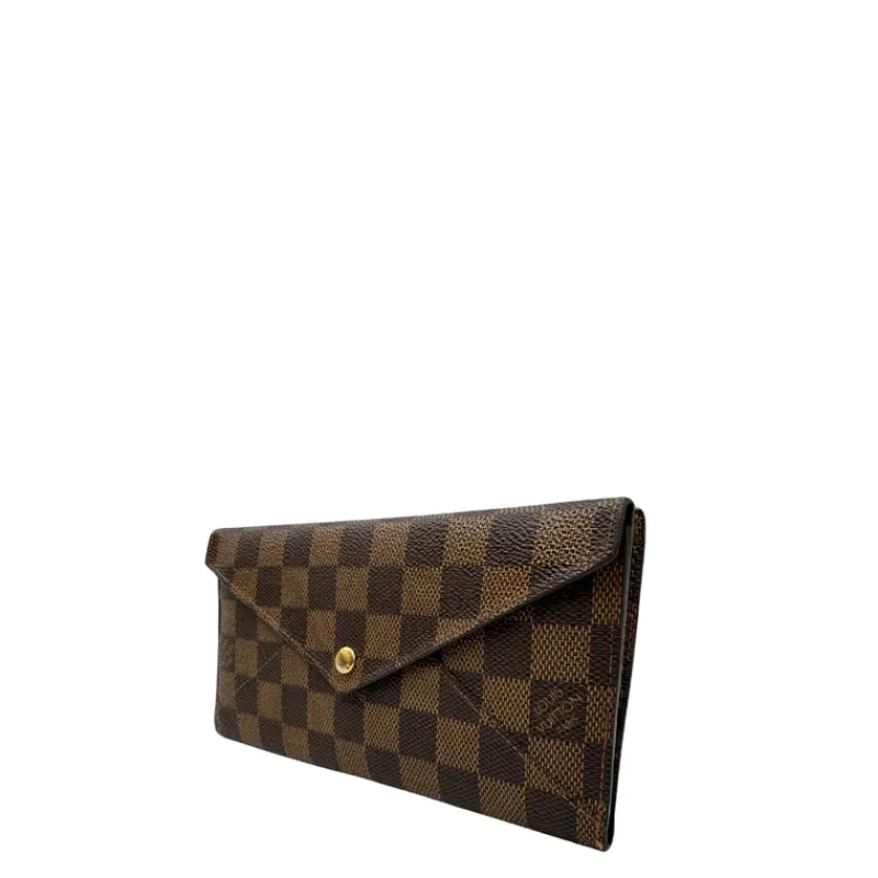 Portafogli>Louis Vuitton Portafoglio Sarah Damier Ébène