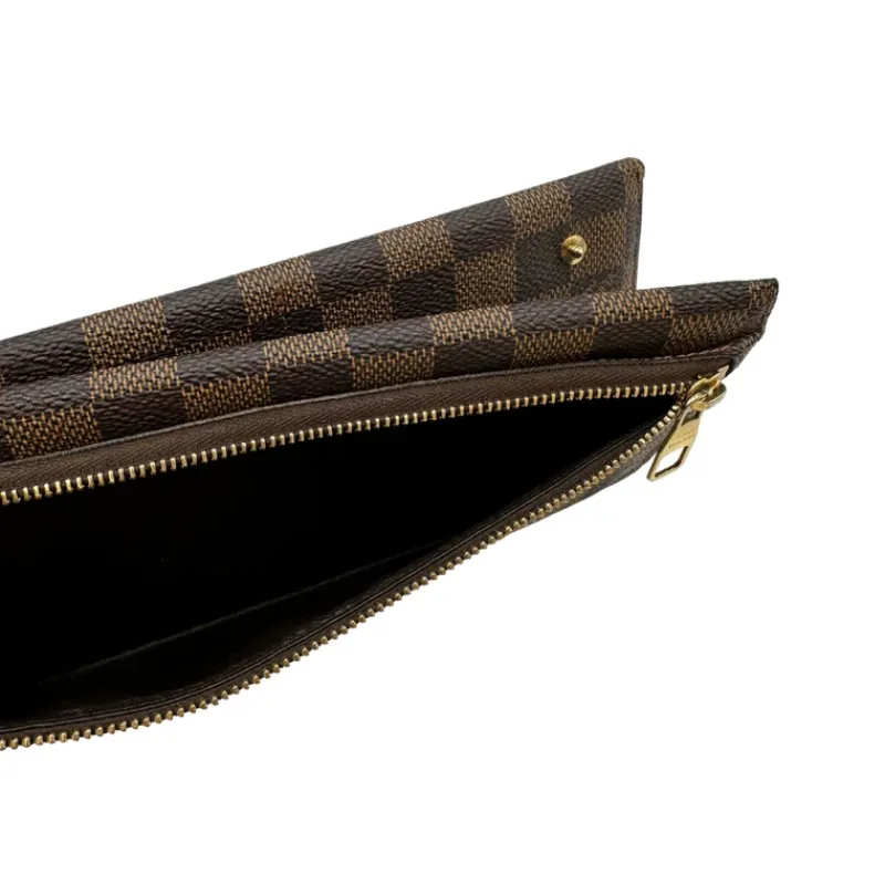 Portafogli>Louis Vuitton Portafoglio Sarah Damier Ébène