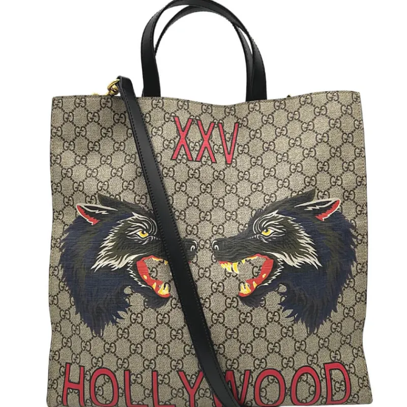 Borse A Tracolla|Borse A Spalla>Gucci Sac Plat lupo