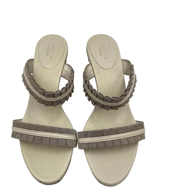 Scarpe>Gucci Sandalo GG Supreme 37