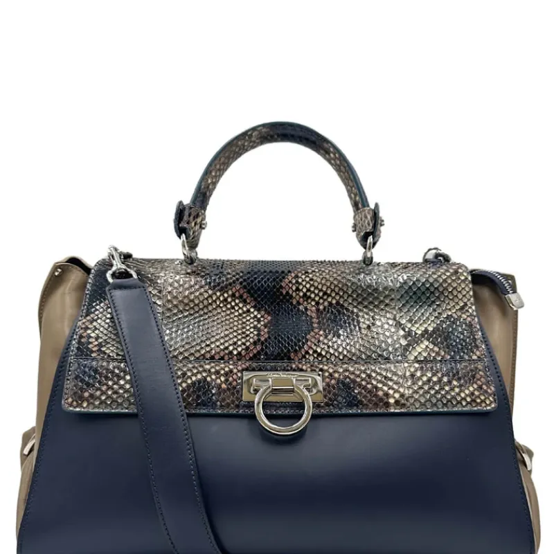 Borse A Tracolla|Borse A Mano>Salvatore Ferragamo Satchel Sofia