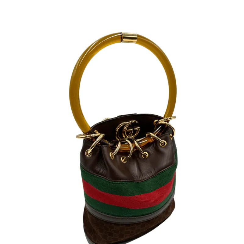 Secchielli|Borse A Tracolla>Gucci Secchiello Marmont Chain Bucket small