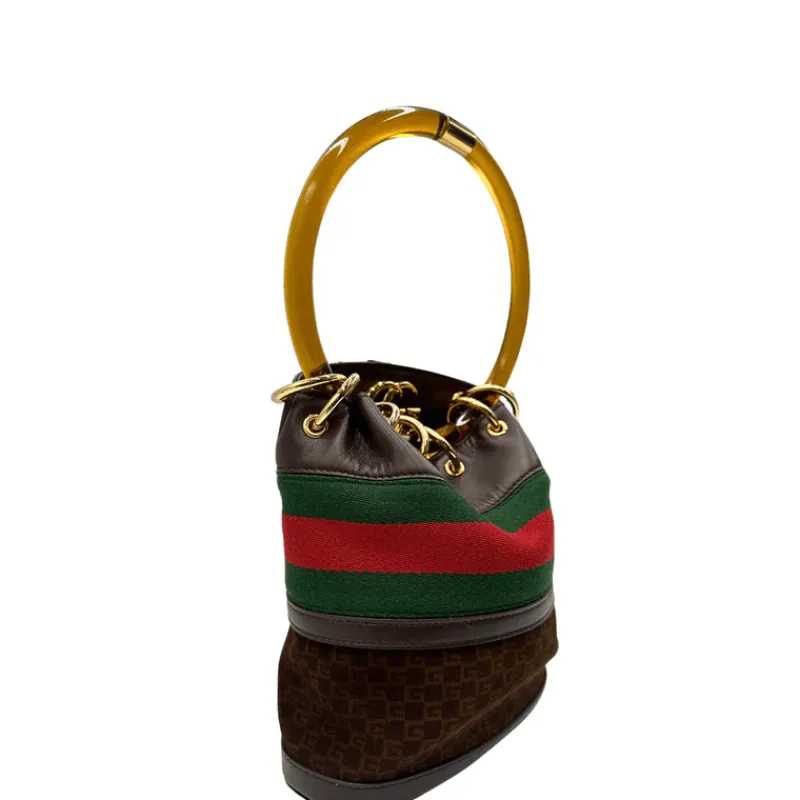 Secchielli|Borse A Tracolla>Gucci Secchiello Marmont Chain Bucket small