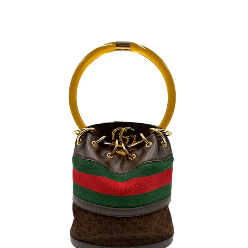 Secchielli|Borse A Tracolla>Gucci Secchiello Marmont Chain Bucket small