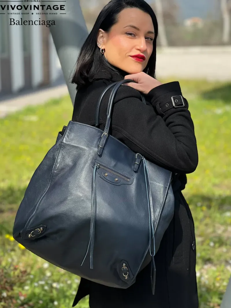 Borse A Spalla>Balenciaga Shopper Papier