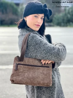 Borse A Spalla>Borbonese Shopper con pochette