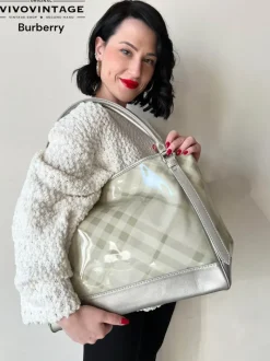 Borse A Spalla>Burberry Shopper tartan