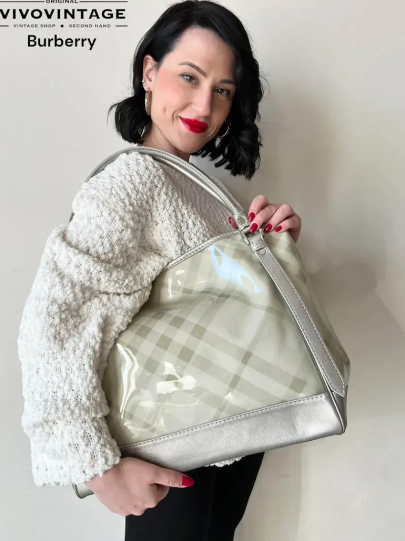 Borse A Spalla>Burberry Shopper tartan
