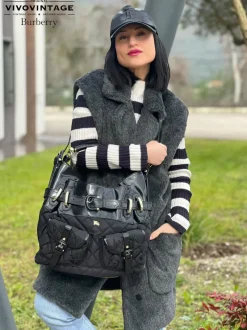 Borse A Tracolla|Borse A Mano>Burberry Shopper trapuntata