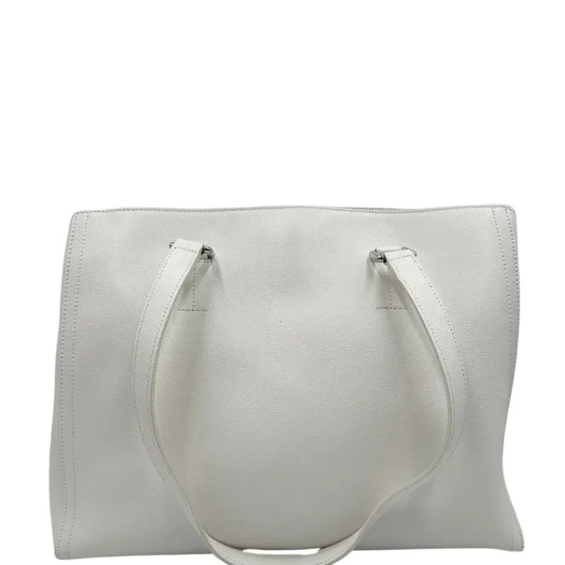 Borse A Spalla>Furla Shopper bianca