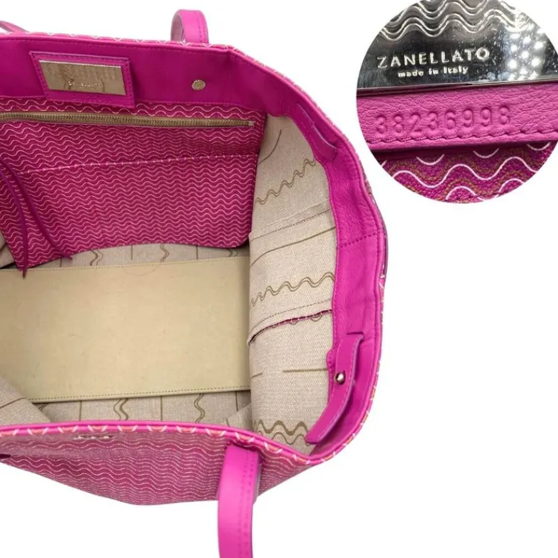 Borse A Spalla>Zanellato Shopper orchidea