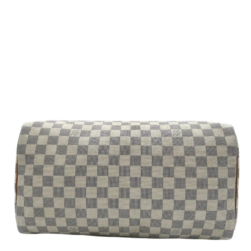 Bauletti|Borse A Mano>Louis Vuitton Speedy 35 Damier Azur personalizzato LV