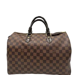 Bauletti|Borse A Mano>Louis Vuitton Speedy 35 Damier Ebène LV personalizzato