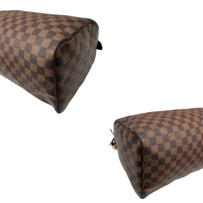 Bauletti|Borse A Mano>Louis Vuitton Speedy 35 Damier Ebène LV personalizzato
