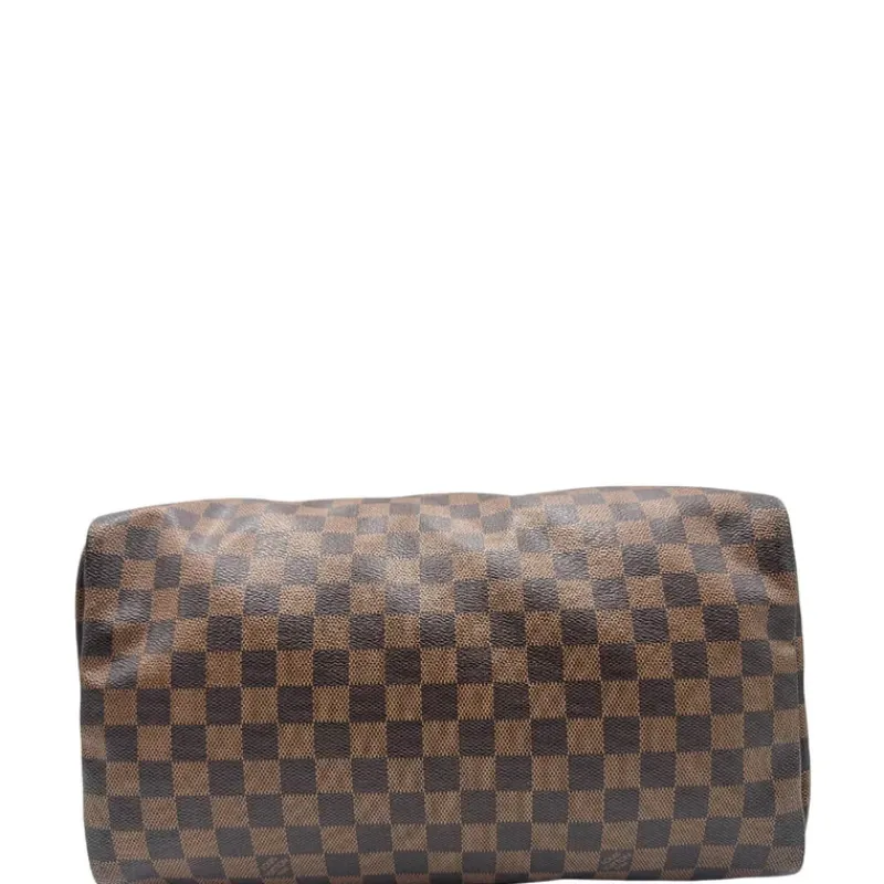 Bauletti|Borse A Mano>Louis Vuitton Speedy 35 Damier Ebène LV personalizzato