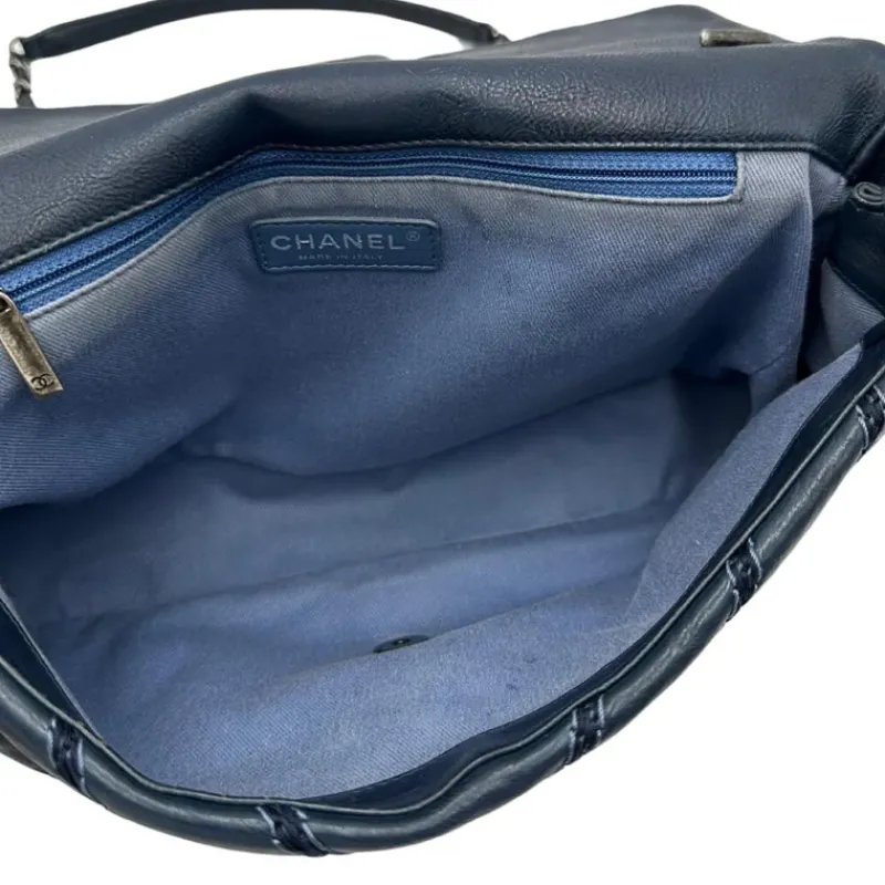 Borse A Tracolla|Borse A Spalla>Chanel Stitched Chevron Calfskin Chain Flap