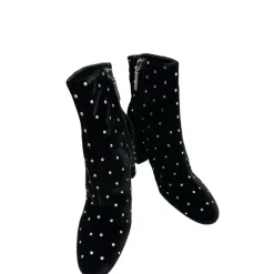 Scarpe>Yves Saint Laurent Stivaletti Lou Lou Crystal-Dot YSL n 39