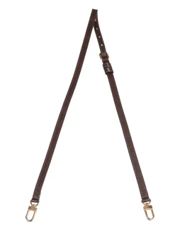 Tracolla Per Borsa|Borse A Tracolla>Made in Italy Tracolla amovibile in pelle testa di moro con hardware oro