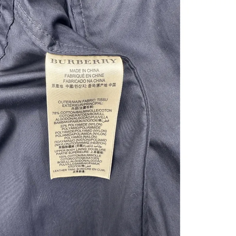 Abbigliamento>Burberry Trench blu tg 40
