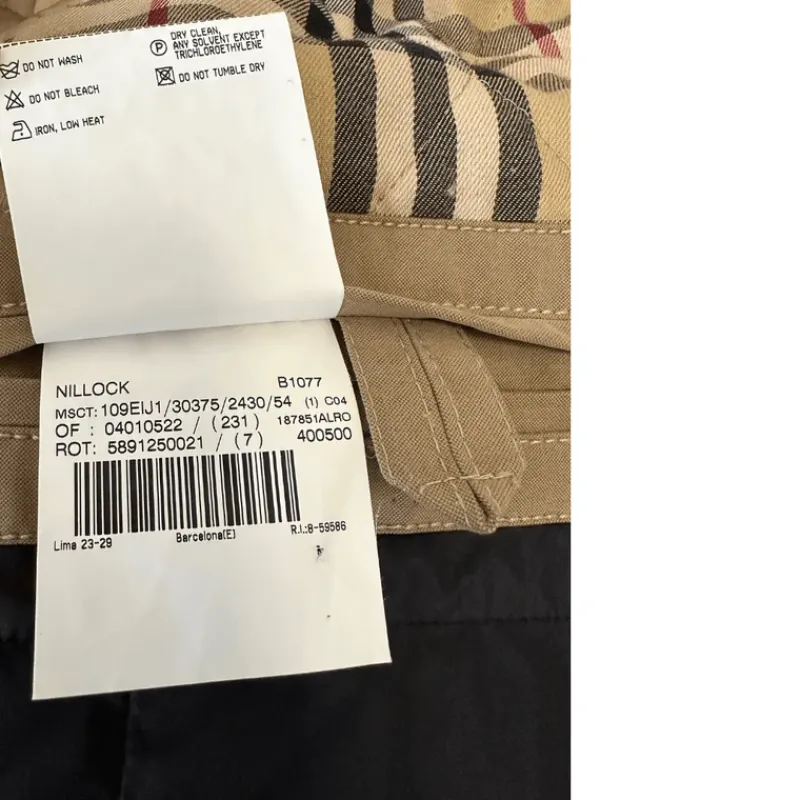 Abbigliamento>Burberry Trench da uomo Tg 54