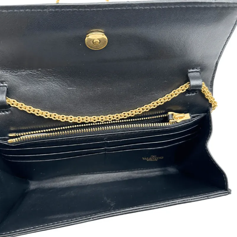 Portafogli|Borse A Tracolla>Valentino Garavani Wallet on chain Roman Stud VG