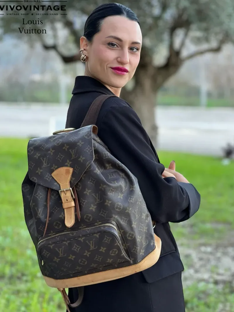 Zaini E Marsupi|Borse A Tracolla>Louis Vuitton Zaino Montsouris GM